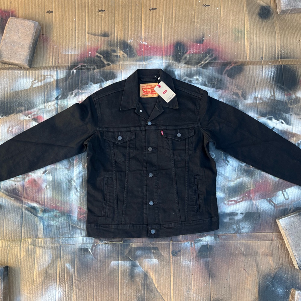 Levi's Classic Black Denim Jacket